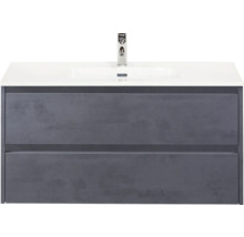 Skříňka pod umyvadlo se dvěma zásuvkami a umyvadlem na desku