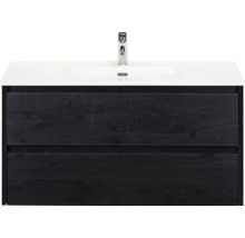 Skříňka pod umyvadlo s umyvadlem a dvěma zásuvkami