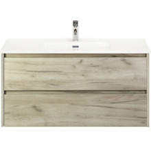 Skříňka pod umyvadlo se dvěma zásuvkami a umyvadlem