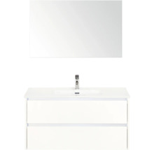 Umyvadlová skříňka se zrcadlem a dvěma zásuvkami