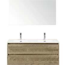 Sestava koupelnového nábytku s umyvadlem, umyvadlem a zrcadlem