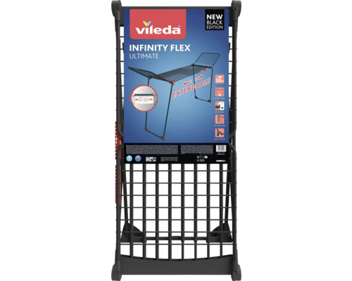 Sušák na prádlo Vileda Infinity Flex Ultimate, rozkládací