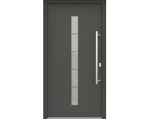 Vchodové dveře ARON 3111-1 100P antracit