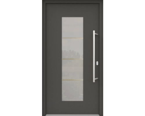 Vchodové dveře ARON 3141-1 100P antracit