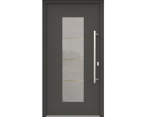 Vchodové dveře ARON 3141-1 110P antracit