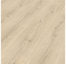 Světlá laminátová podlaha s dřevěnou strukturou