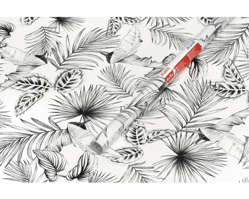 Samolepicí fólie s tropickým rostlinným vzorem
