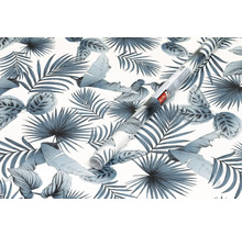 Dekorační fólie se vzorem listů a role fólie