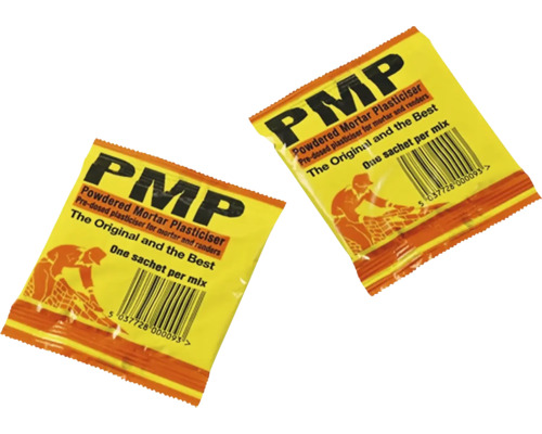 PMP práškový plastifikátor do malty, předdávkované plastifikátor do malty a omítek, jeden sáček na směs