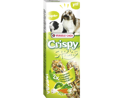 Pamlsky pro králíky a morčata Versele-Laga Crispy Sticks zelenina 110 g