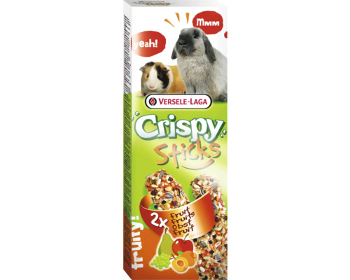 Pamlsky pro králíky a morčata Versele-Laga Crispy Sticks ovoce 110 g
