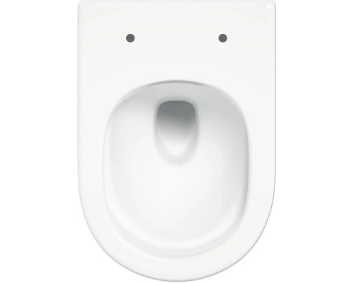 Závěsný hluboký splachovací záchod z keramiky, pohled shora