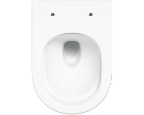 Závěsné WC keramické horní pohled