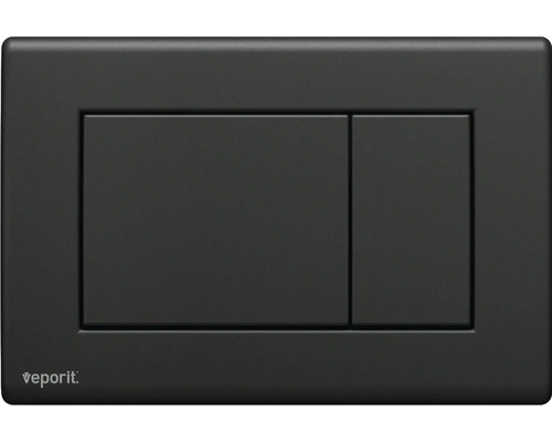 Ovládací tlačítko veporit CLASSIC černá matný VP278 Ovládací tlačítko Vaporit pro splachovací nádrž se dvěma tlačítky