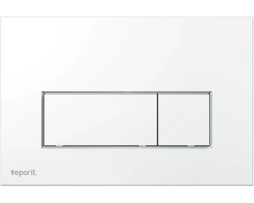 Ovládací tlačítko veporit SQUARE chrom lesk VP571 Ovládací tlačítko Veporit pro WC splachovací nádrže se dvěma tlačítky