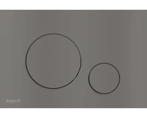 Ovládací tlačítko veporit ROUND gun metal matný VP67-GM-M Dva těsnicí kroužky různé velikosti