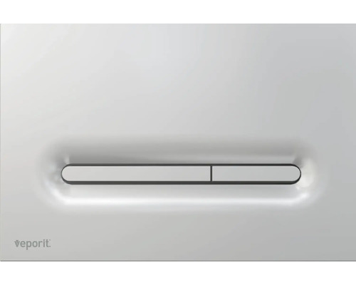 Ovládací tlačítko veporit LINE chrom matný VP1872 Splachovací deska toalety se dvěma tlačítky