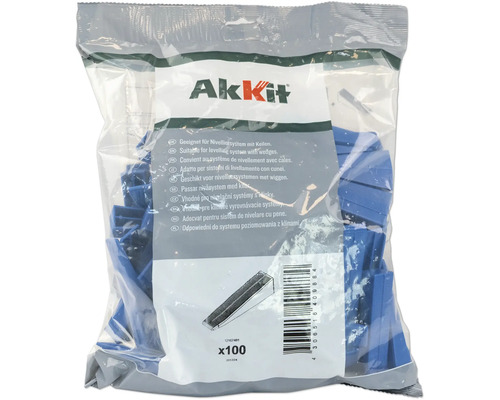 Balení vyrovnávacích klínů, vhodné pro vyrovnávací systémy, 100 kusů