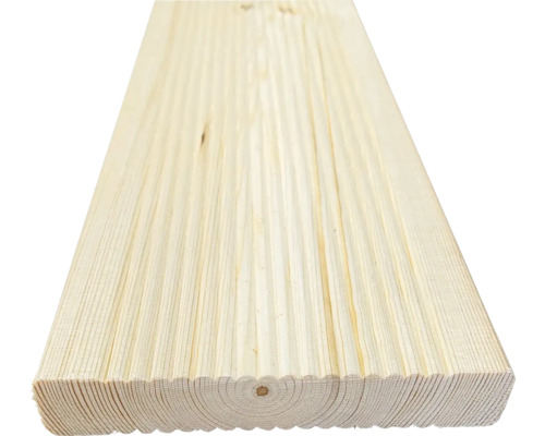 Dřevěné terasové prkno borovice 27 x 146 x 4000 mm Dřevěná deska s vroubkovaným povrchem