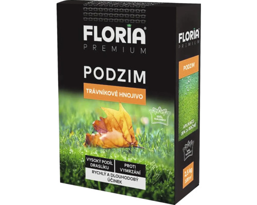 Balení podzimního trávníkového hnojiva Floria Premium
