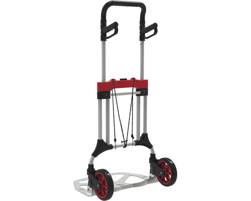 Rudl s nastavitelnou rukojetí a červenými kolečky