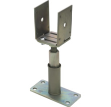 Nastavitelná kovová patka sloupku pro upevnění sloupků