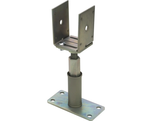 Nastavitelná kovová patka sloupku pro upevnění sloupků