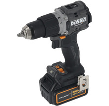 Aku příklepová vrtačka DeWalt McLaren DCD85MM2T-QW 18V včetně 2x aku 18V XR 4,0Ah, nabíječky a kufru TSTAK