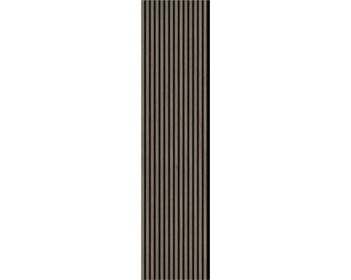 Akustický panel s dřevěnými lamelami pro design stěn