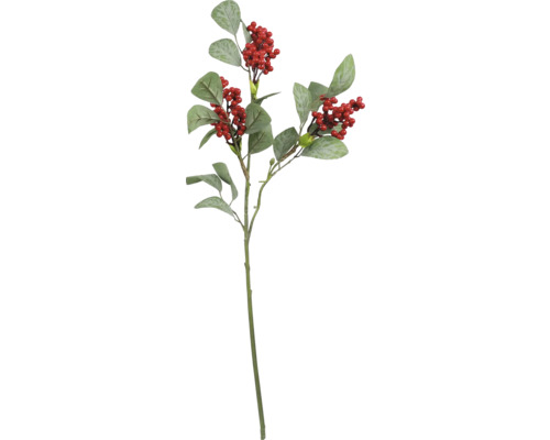 Dekorativní větev s listy a bobulemi pro dekoraci