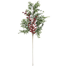 Dekorativní větev s listy a bobulemi pro slavnostní dekorace