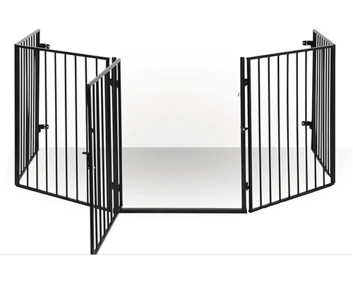 Kovová vnitřní bezpečnostní branka s dvířky