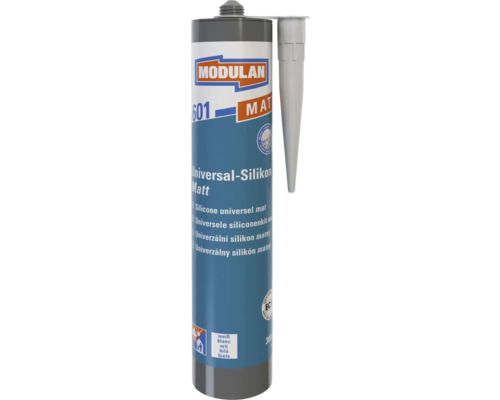 Univerzální silikon Modulan 601 matný bílý 300 ml Univerzální silikon v kartuši, matný