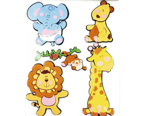 Samolepky se zvířecími motivy pro výzdobu dětského pokoje