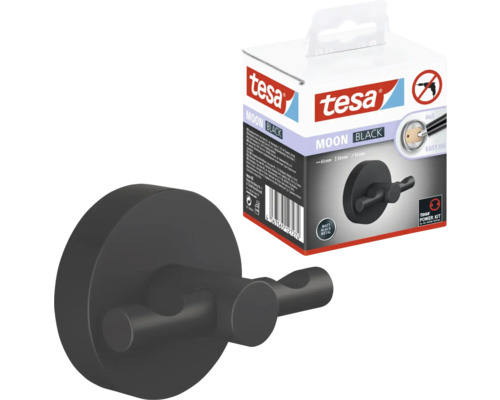 Věšák na oděvy Tesa Moon Black včetně obalu