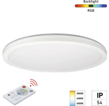 LED stropní svítidlo s dálkovým ovládáním pro nastavení barvy světla a RGB podsvícení