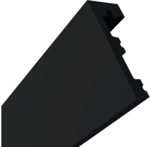 Černý profil pro použití ve stavebních projektech