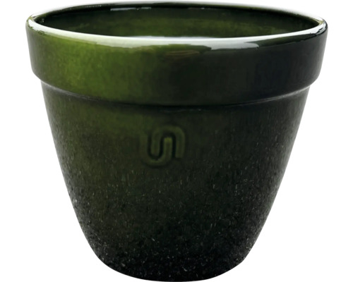 Obal na květináč kovový Alice Ø 25 x 22 cm zelený Keramický květináč
