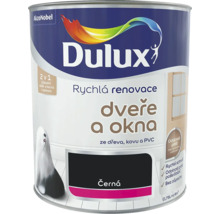 Barva Dulux Rychlá renovace okna a dveře černá 0,75 l