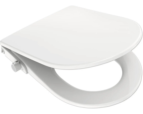 Bílé plastové WC sedátko