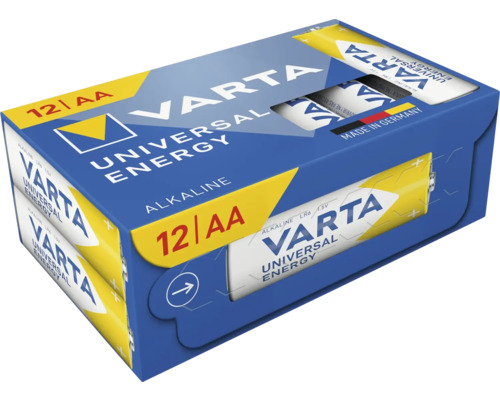 Baterie Varta Universal Energy Alkaline AA, 12 kusů