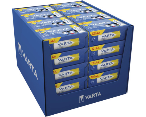 Balení 12 kusů baterií Varta Universal Energy AA