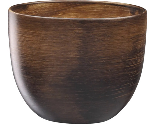 Obal na květináč keramický PURKYNĚ WOOD matný Ø 16 x 13 cm