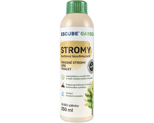 Rostlinný biostimulant ESCUBE GARDEN Stromy 250 ml Escube Garden rostlinný biostimulant pro stromy, keře a trvalky, 250 ml
