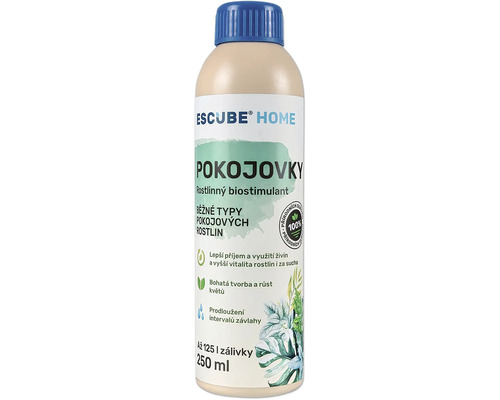 Rostlinný biostimulant ESCUBE HOME Pokojovky 250 ml Rostlinný biostimulant Escube Home v 250 ml lahvi