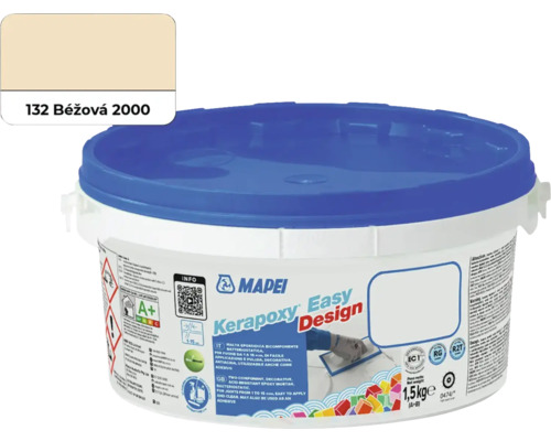 Spárovací malta Mapei Keraproxy Easy Design 132 1,5 kg béžová Mapei Kerapoxy Easy Design spárovací hmota béžová 2000