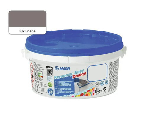 Spárovací malta Mapei Kerapoxy Easy Design 187 1,5 kg lněná Maltovinová spárovací hmota Mapei Kerapoxy Easy Design v kbelíku