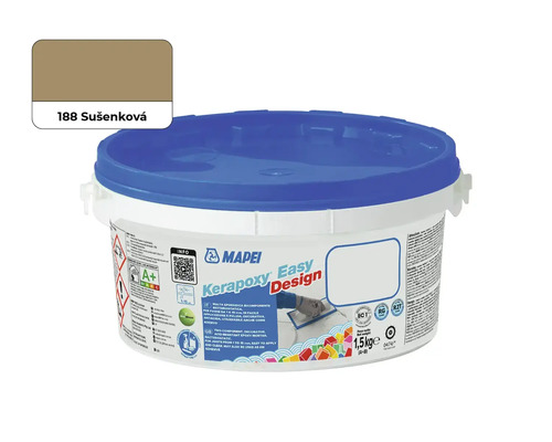 Spárovací malta Mapei Keraproxy Easy Design 188 1,5 kg sušenková Mapei Kerapoxy Easy Design spárovací hmota barva 188 Sušenková