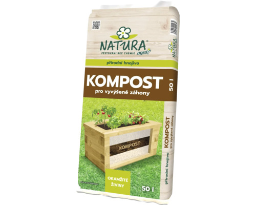 Balení kompostu pro vyvýšené záhony, 50 litrů