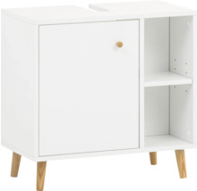 Skříňka pod umyvadlo s dvířky a policemi